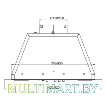 Вытяжка Elikor Box 42П-450 213844 (белый) картинка 2